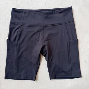 Baleaf XL Black Athletic Shorts with Side Pockets